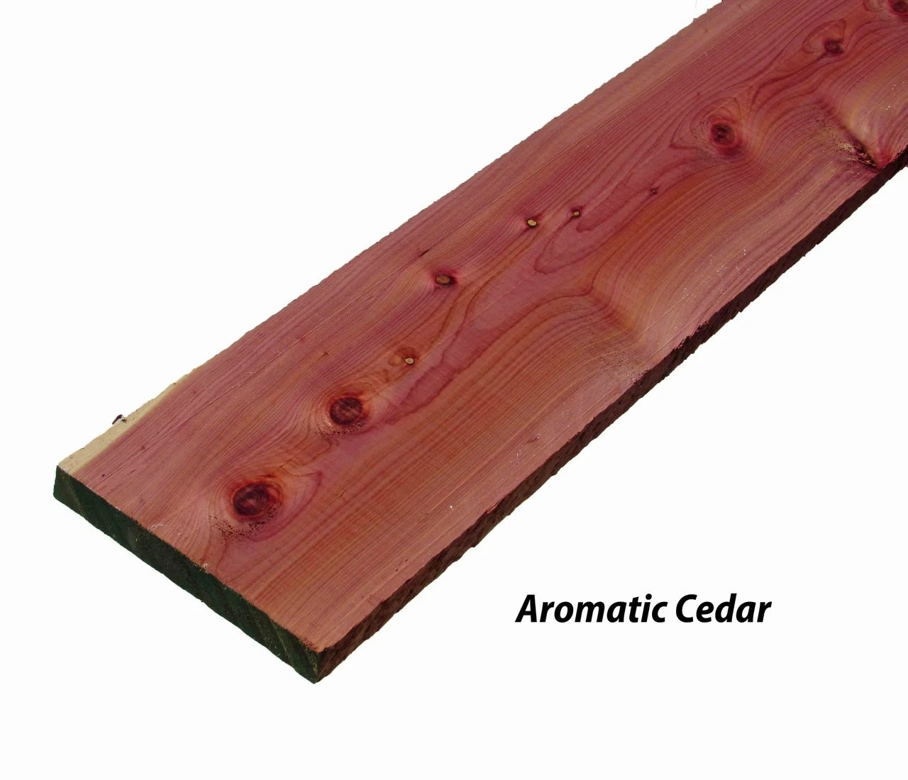 Aromatic Cedar Lumber S4S - angled