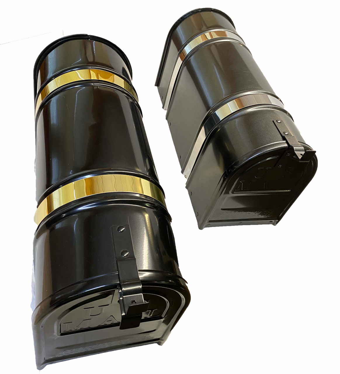 Fulton Mailbox and Metallic Bands | Free Shipping