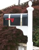 brass bands shown here on mailbox