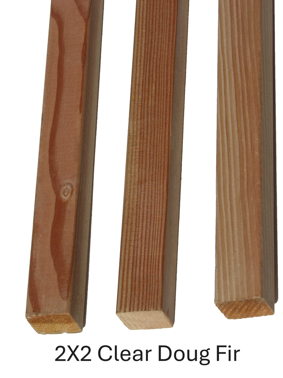 2x2 clear doug fir