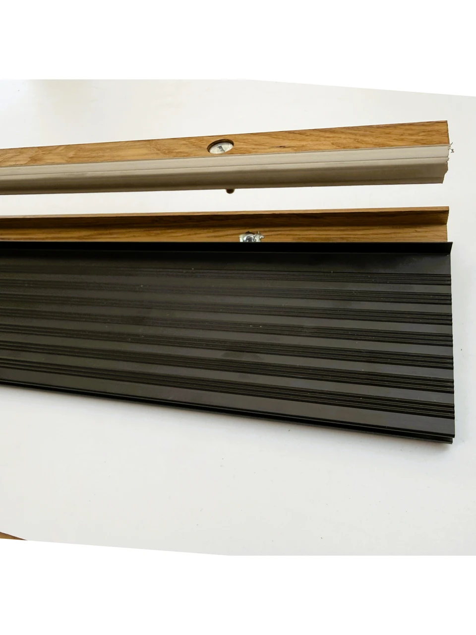Oak Sill Cap can be replaced and adjusted up or down.