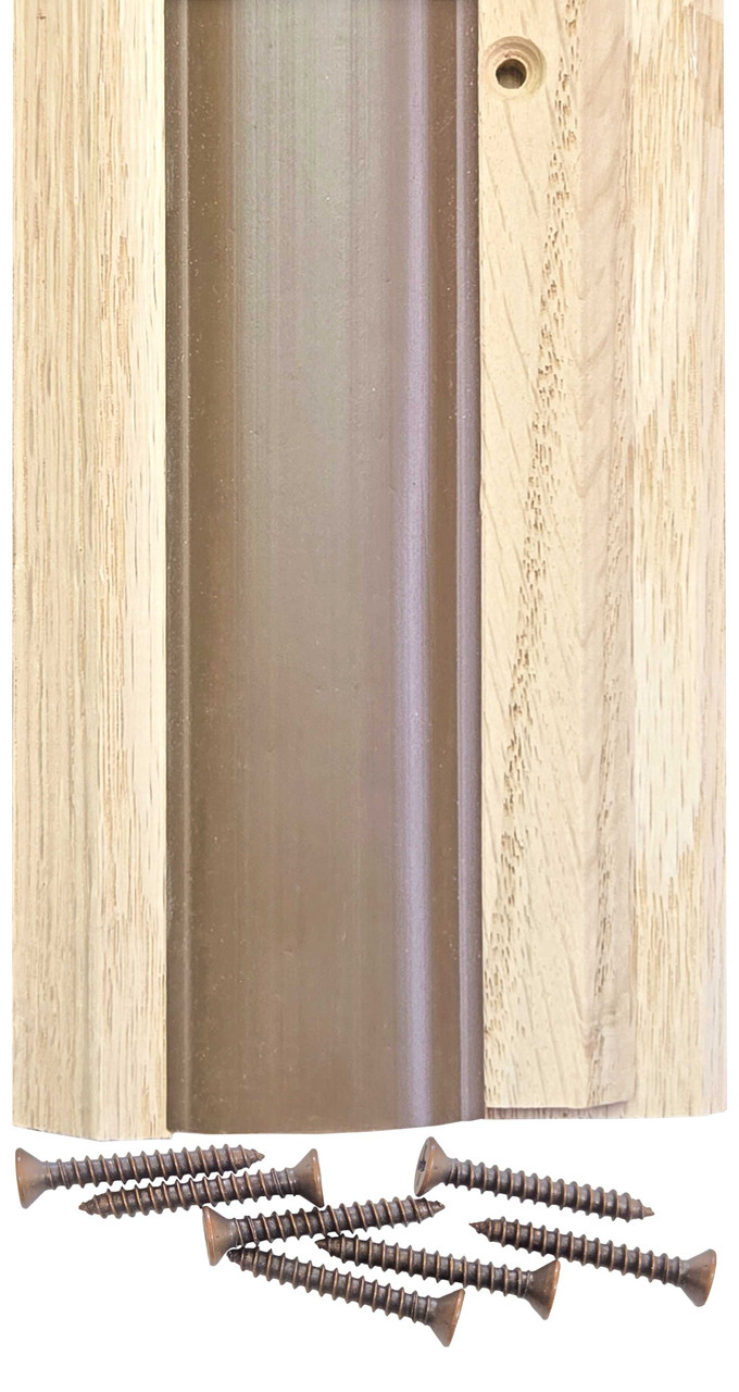 Adjustable Oak Threshold for 3/4" to 1-1/4" Gap