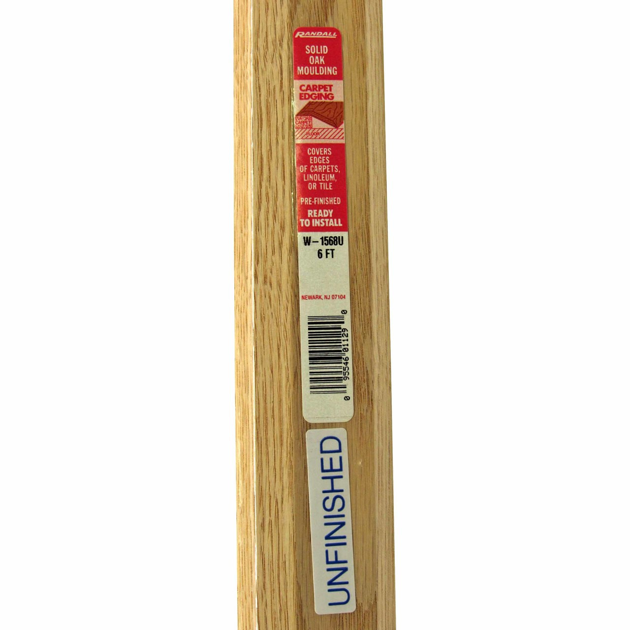 Oak Molding 2" Carpet Bar