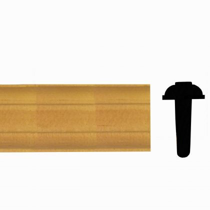 T-Astragal for exterior doors