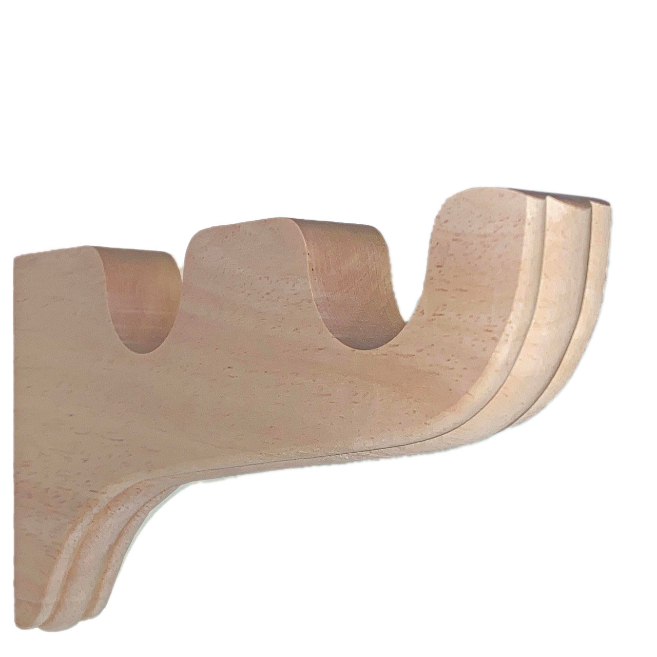 Unfinished Double Drapery Bracket, pair