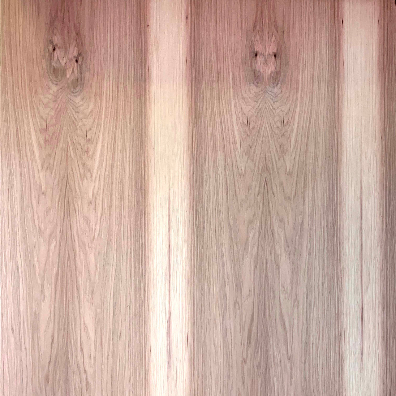 Hickory veneer closeup