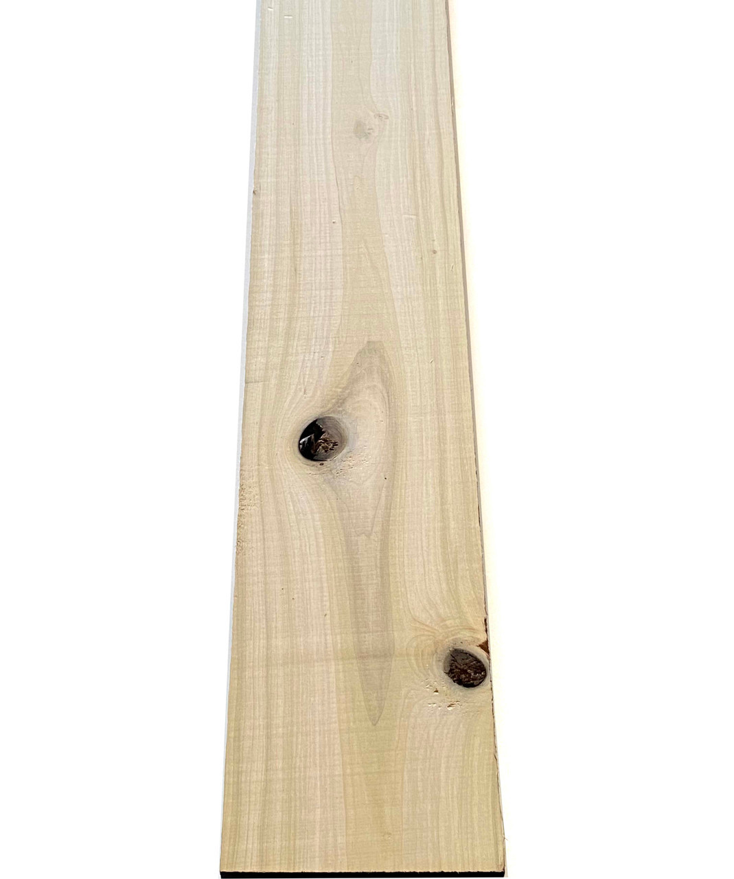The thicker boards can have small knots as seen here.