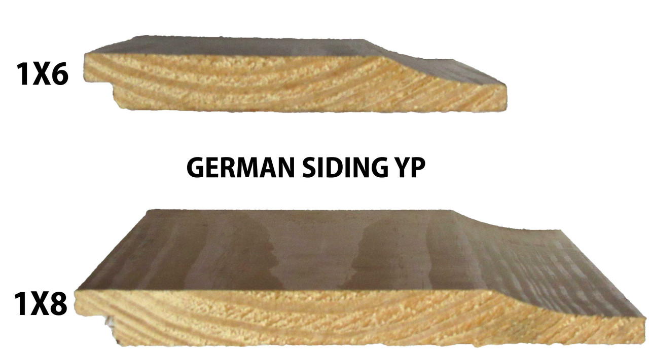 German Ship Lap YP Siding (4/pack)