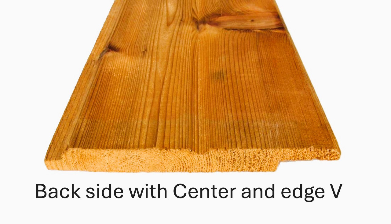 Cedar Channel Rustic Siding (4/pack)