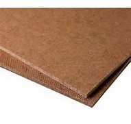 Tempered Hardboard, showing smooth front and rough back