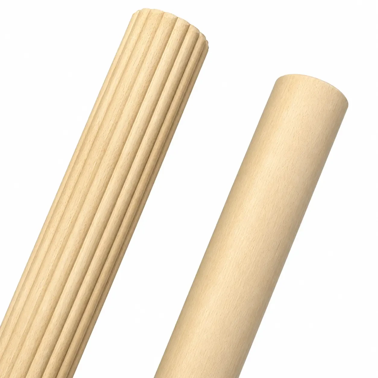 6 foot Unfinished Drapery Rod in Grooved and Smooth