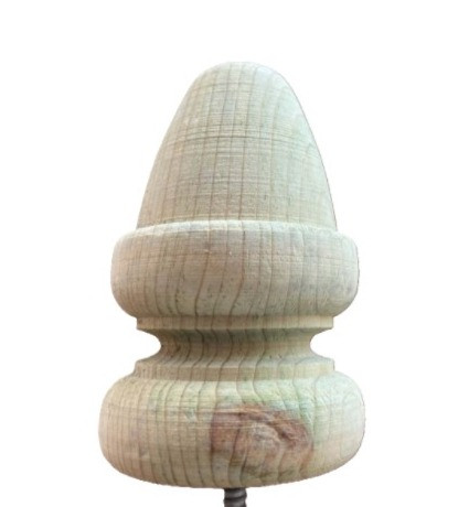 Treated Pine Acorn Post Top