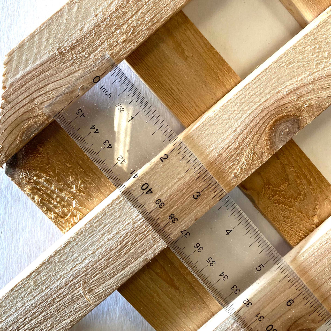Closeup of Diagonal lattice