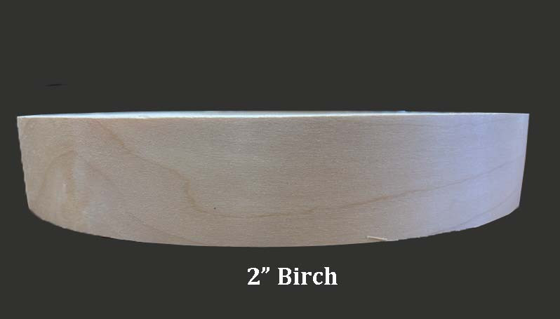 Two inch white birch edge banding