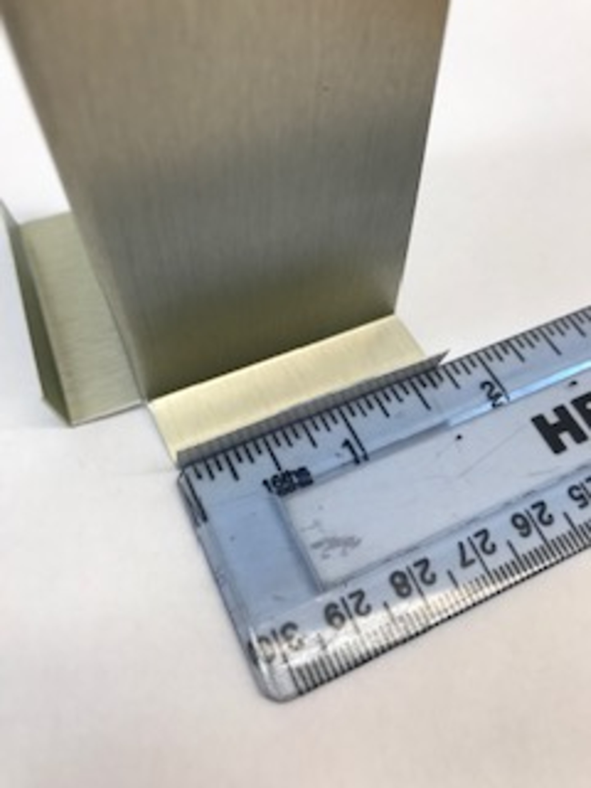 Aluminum Inside Corner for Hardboard Siding