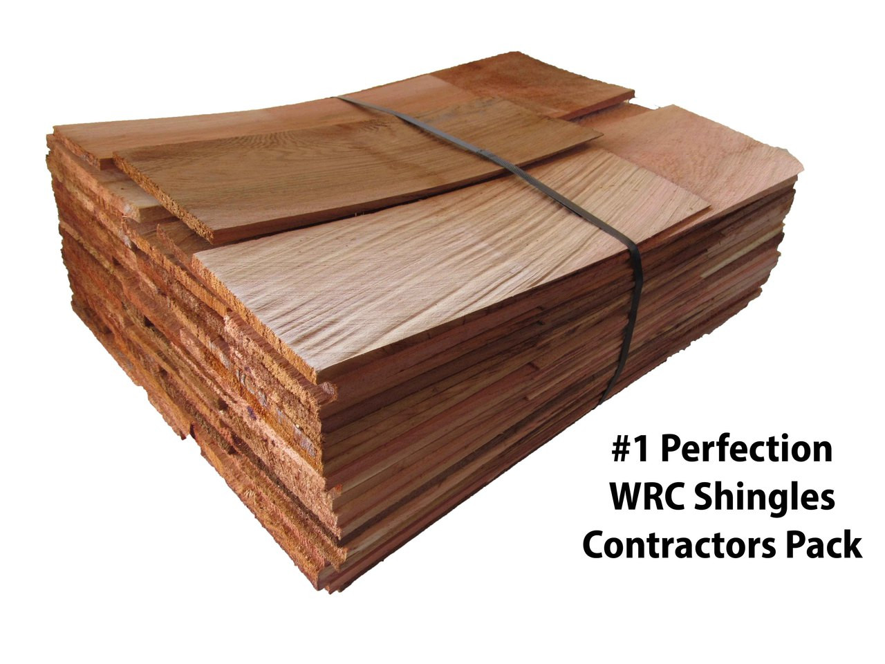 BLUE LABEL 1 WESTERN RED CEDAR SHINGLES in two size packs