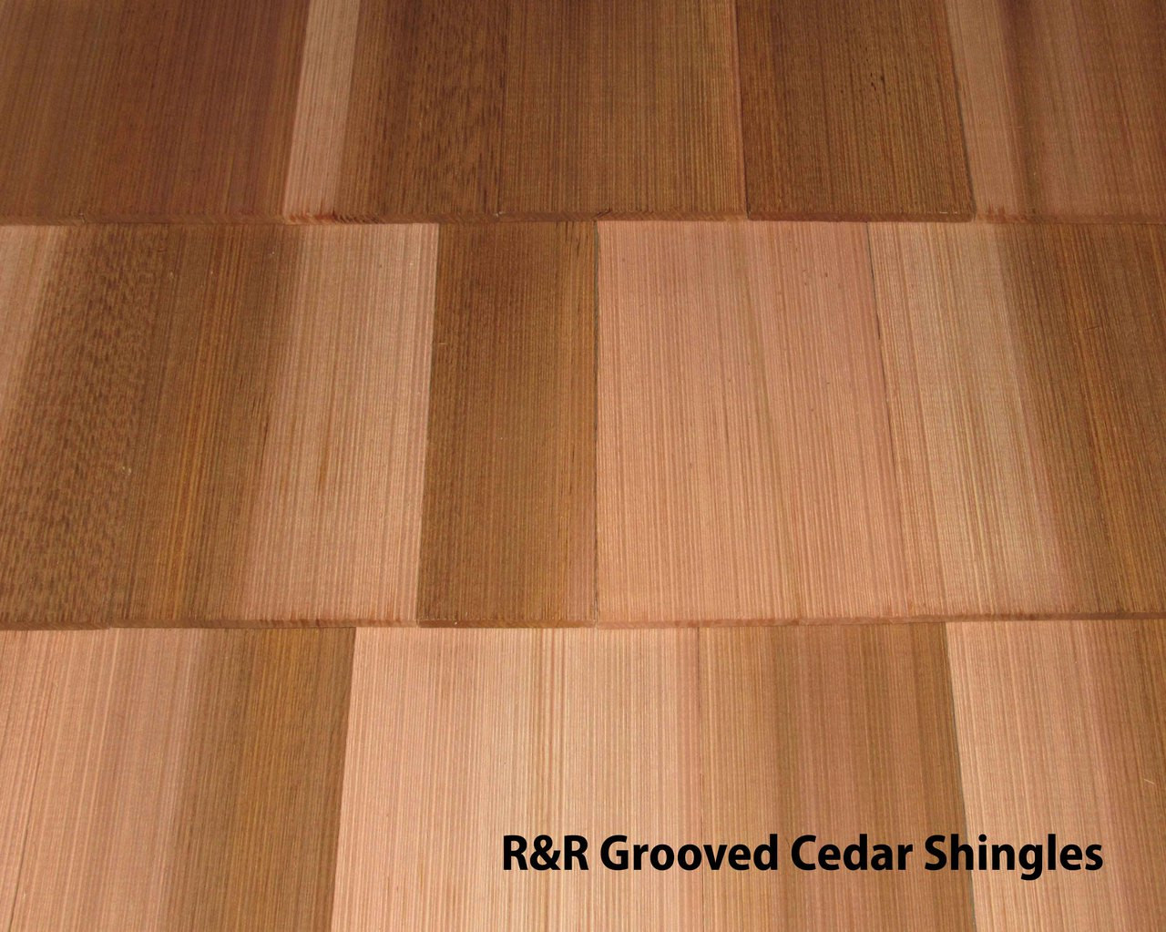 R&R GROOVED Cedar Shingles Total Wood Store