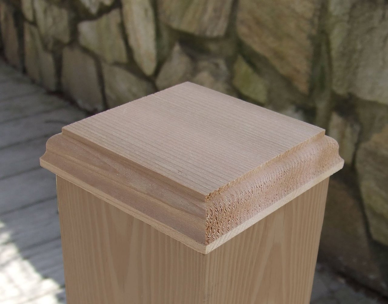 Cedar Post Base Trim Total Wood Store