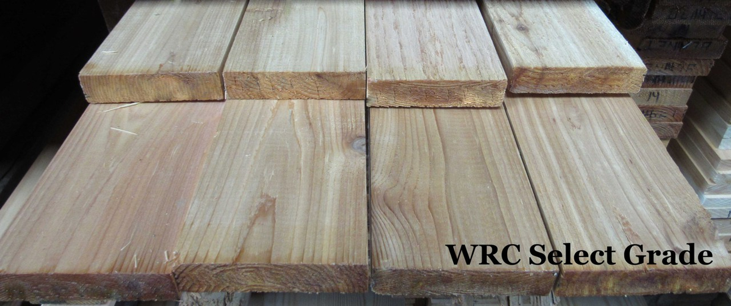 Wr Cedar Select Grade S1s2e 1 Thick Total Wood Store