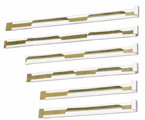 Different sizes of Aluminum H-Trim available.