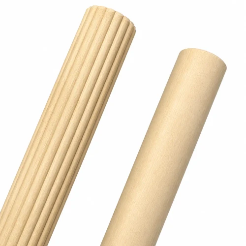Smooth or Reeded finish 4 foot drapery rod