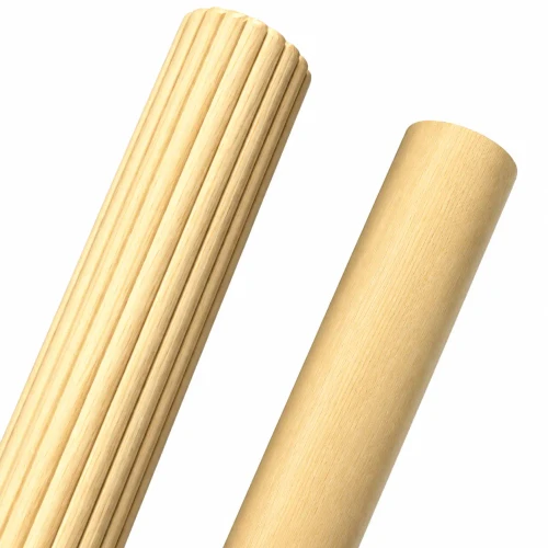 Smooth and reeded 2 inch rods