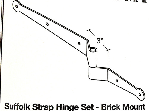 Diagram of brick mount offset