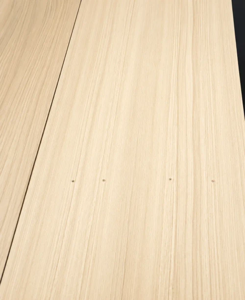 Small pin knots  on part of veneer