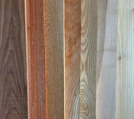 Hardwood samples