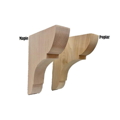 Shelf Bracket in Maple, Poplar and Premium Pine