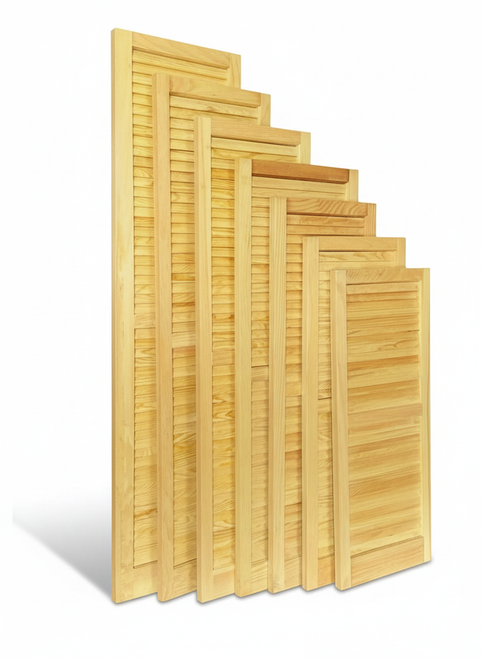 Wooden Louvered Shutters