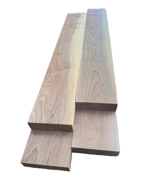 Black Walnut from 8/4 material. These boards have heart and sap wood.