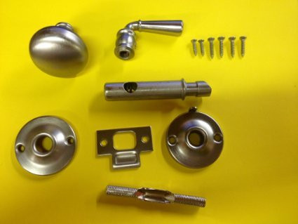 Storm door Lock and Lever Handle Set (Ives)