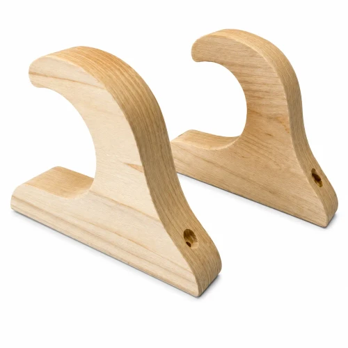 2 inch heavy duty brackets come in both Poplar and Maple