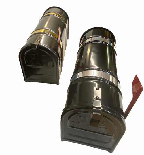 Fulton Mailbox and Metallic Bands