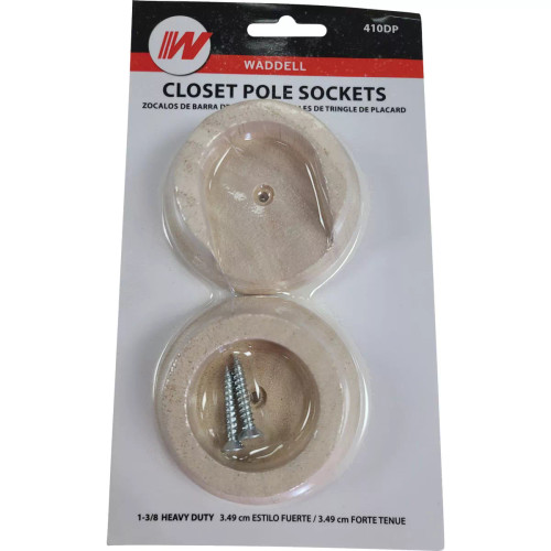 Closet Rod Brackets, Pair