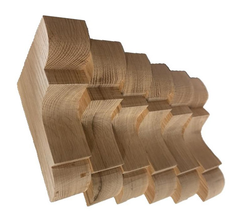 Solid Hardwood Shelf Bracket 4-1/2" X 6"