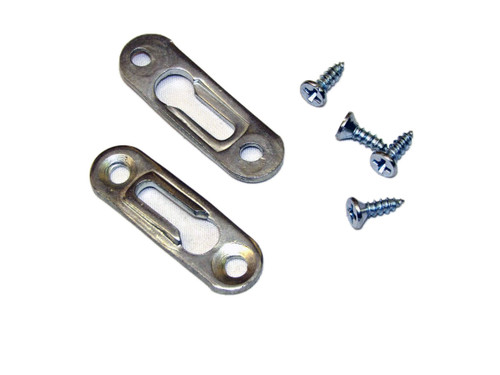 HD Keyhole fasteners with screws