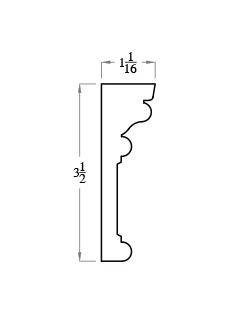 Primed Pine Casing Molding
