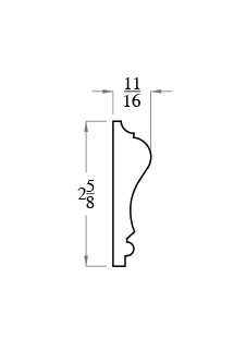 Chair Rail 390 Profile