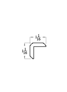 Corner 202 Moulding 1-1/16" X 1-1/16" - 6 foot