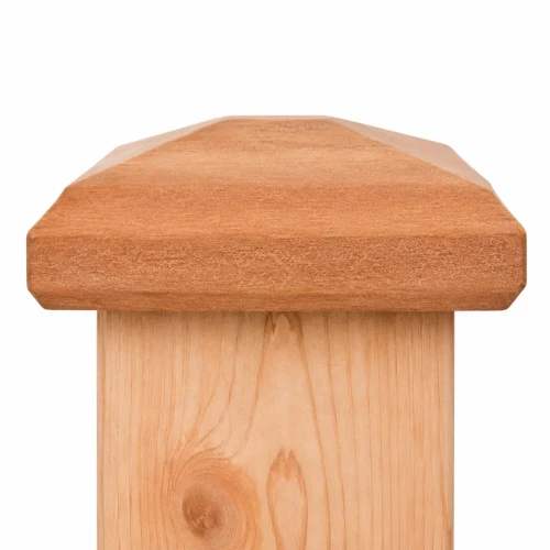 Traditional Mahogany pyramid cap