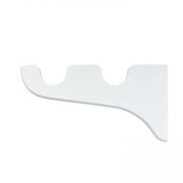 White Double Bracket