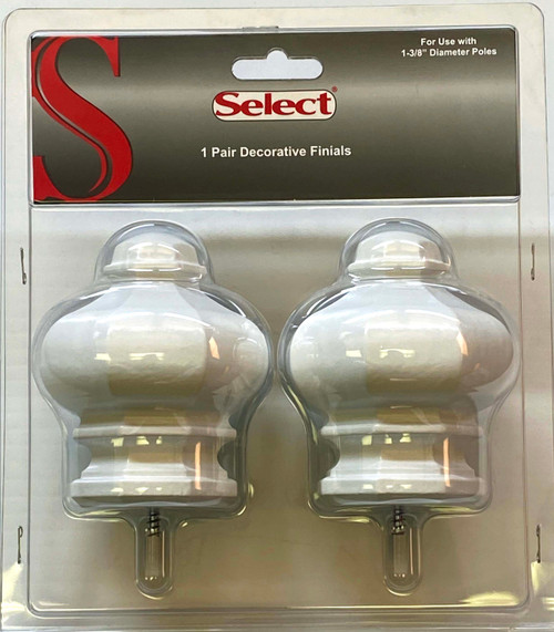 Prescott finials come by the pair