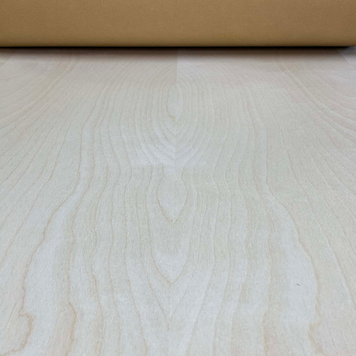 White Birch veneer in paper backer