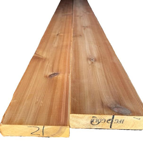 WR Cedar, Select Grade, S4S, 2x6