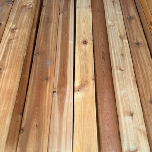 WR Cedar, Select grade, S4S, 2x4