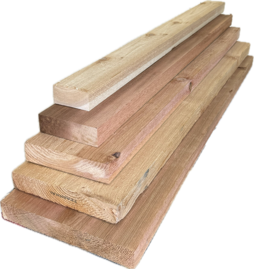 WR Cedar, #2 grade, Rough,  2" thick
