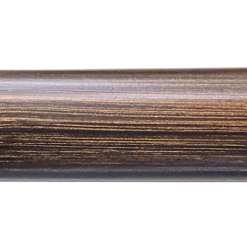 4ft Bronze Wooden Drapery Pole