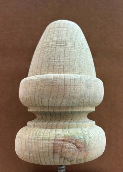 Acorn Post Top in Treated Pine